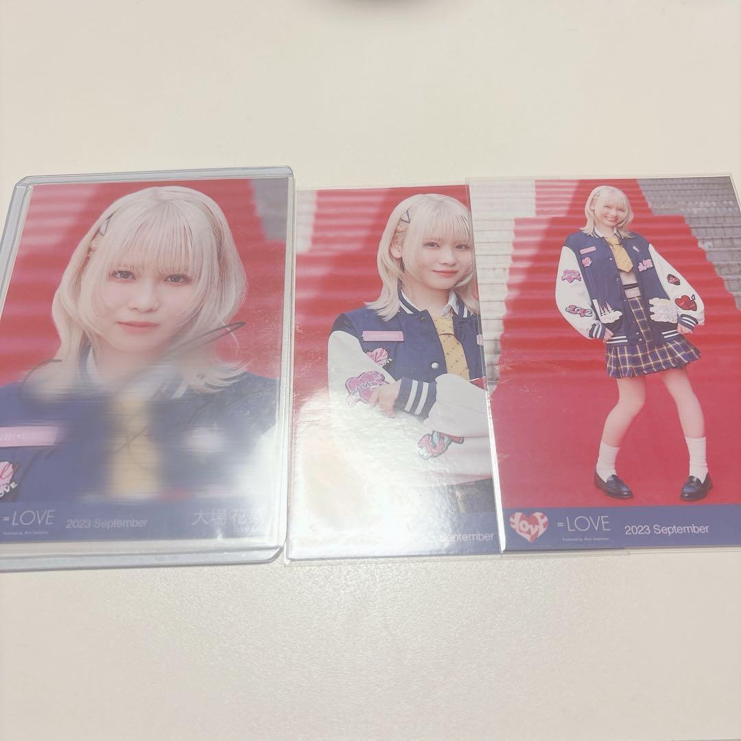 期間限定出品 =LOVE 大場花菜 ヒロインズ コンプ ヨリ 直筆