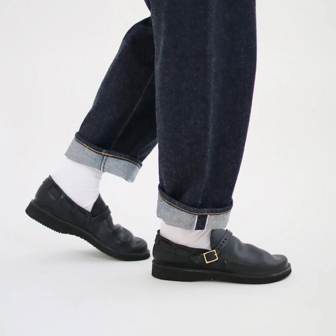 【Aurora Shoes 】ミドルイングリッシュレディース　ブラック8D