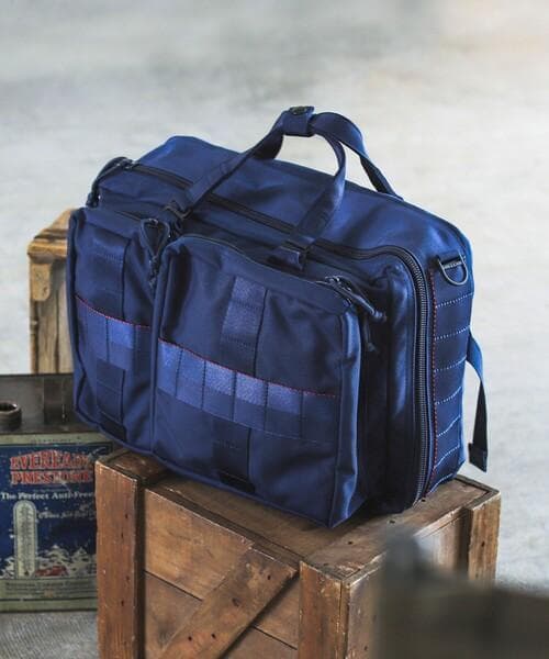 BRIEFING / 別注 3WAY BAG ネイビー BEAMS MEN