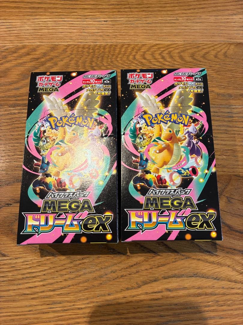 ポケモンカードゲーム MEGAドリームEX シュリンクなし　2BOX