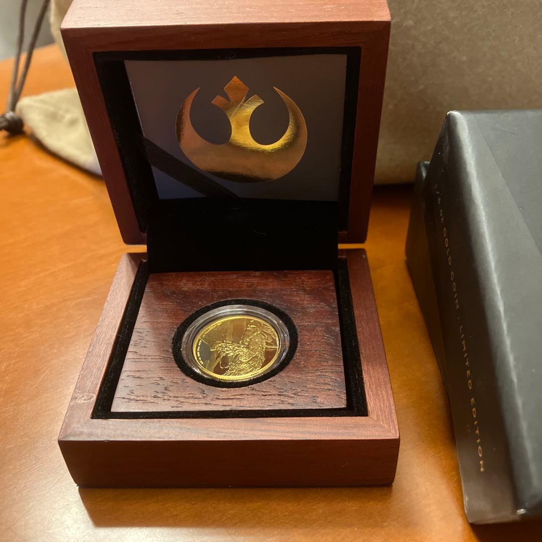 お値下げ★ STAR WARS スターウォーズ　金貨　⭐︎GOLD 純金