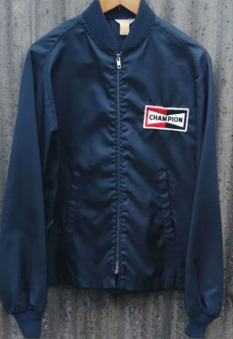 【希少】70's チャンピオンプラグ レーシングジャケット 値下げ無し