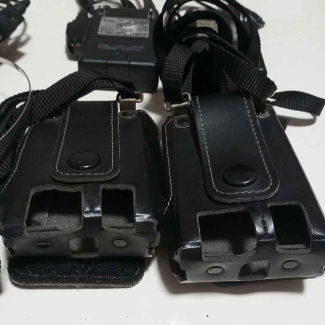 ICOM同時通話無線機IC -4855セット乾電池ケース 付ヘッドセット付お買得