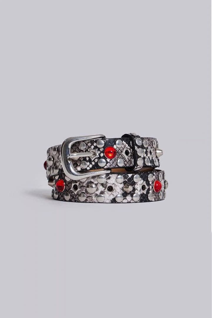 【新品未使用】 Jaded London Silver Mamba Belt