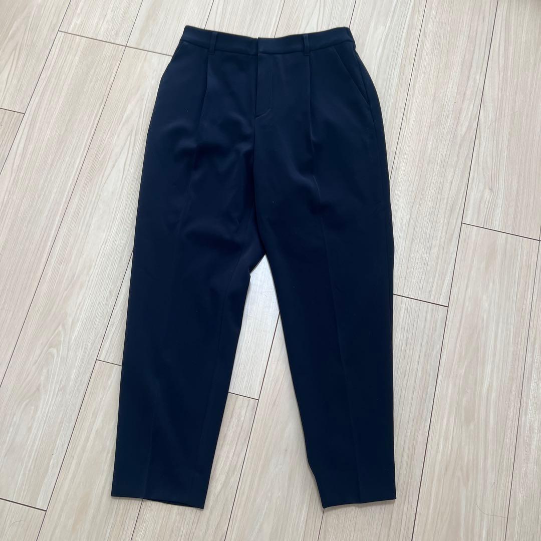 INDIVI パンツ スーツ セットアップ 41 XL ウエストゴム　卒園入学