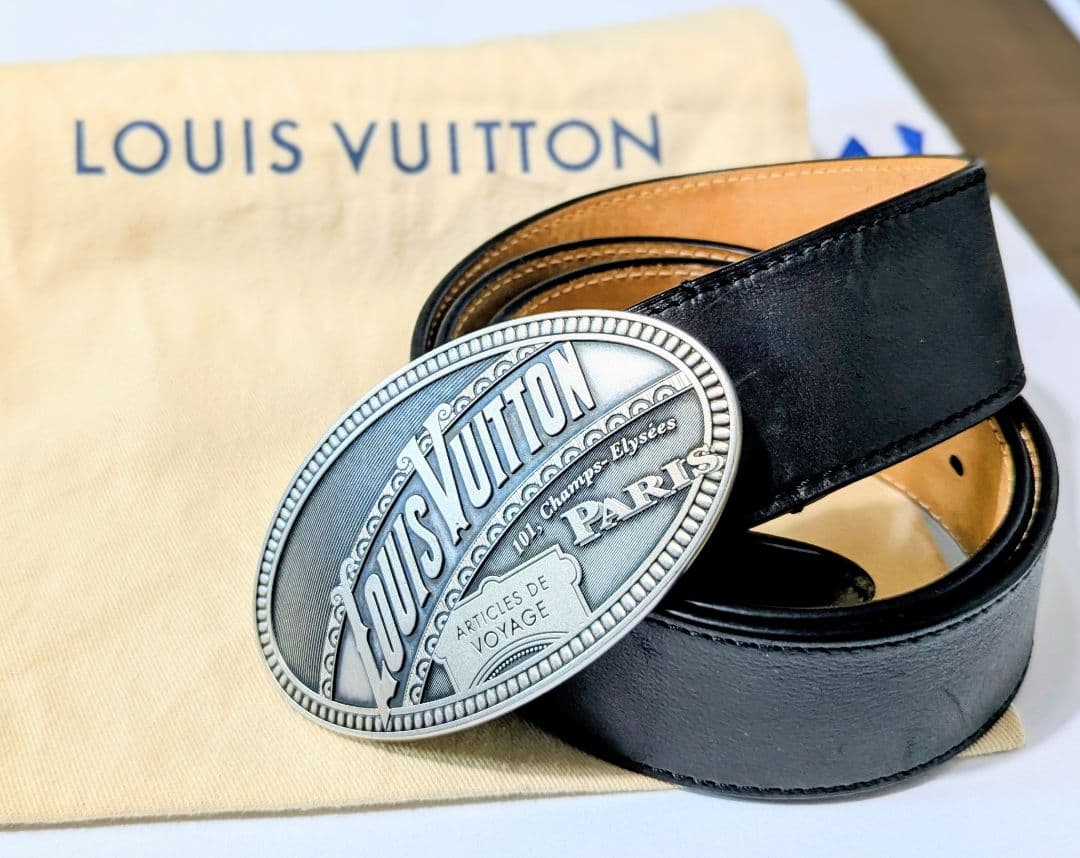 LOUISVUITTON　サンチュールエルドラド　ベルト　ブラック