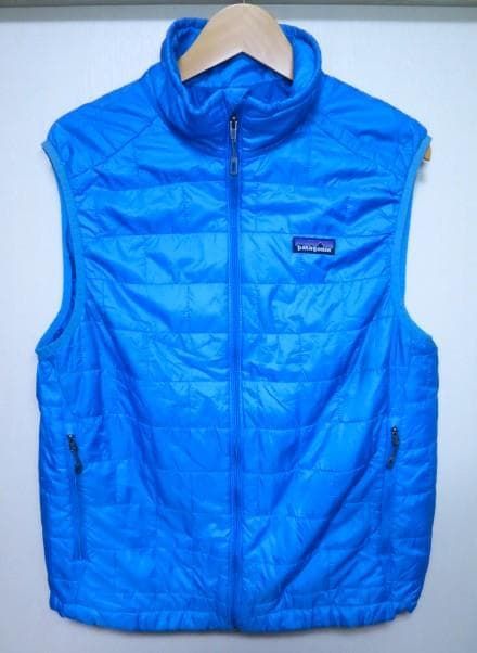patagonia ナノパフ ベスト M プリマロフト ブルー