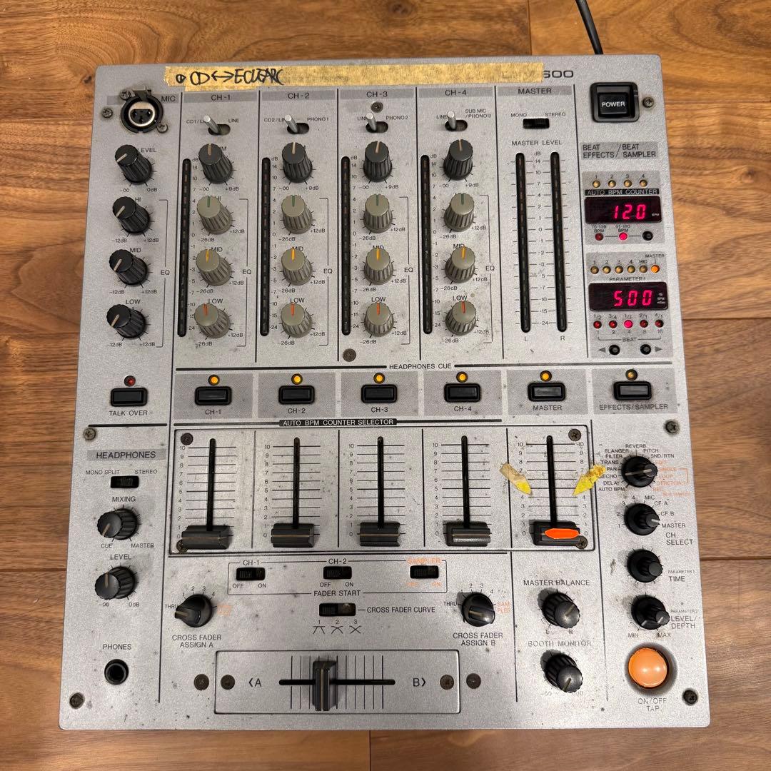 PIONEER DJM-600 DJミキサー
