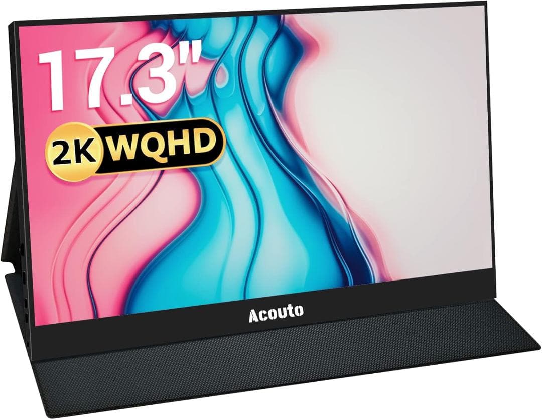 Acouto 2K 液晶 モバイルモニター 17.3インチ XC17 Pro