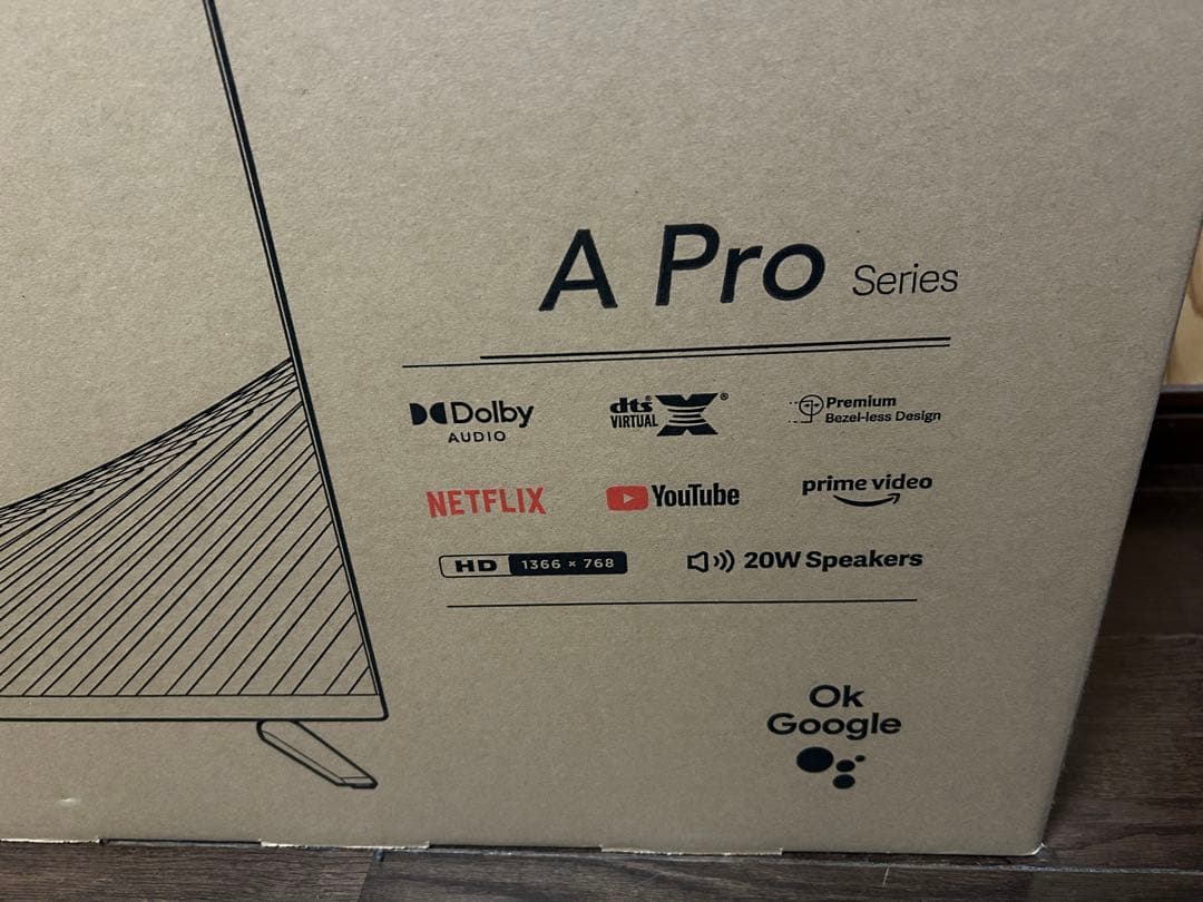 Xiaomi A-PROseries 32インチ　ネットテレビ