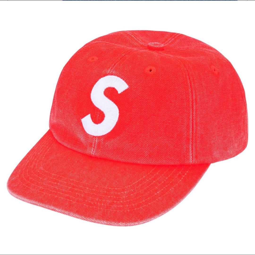 帽子 25fw supreme Pigment Coated Canvas Slogo
