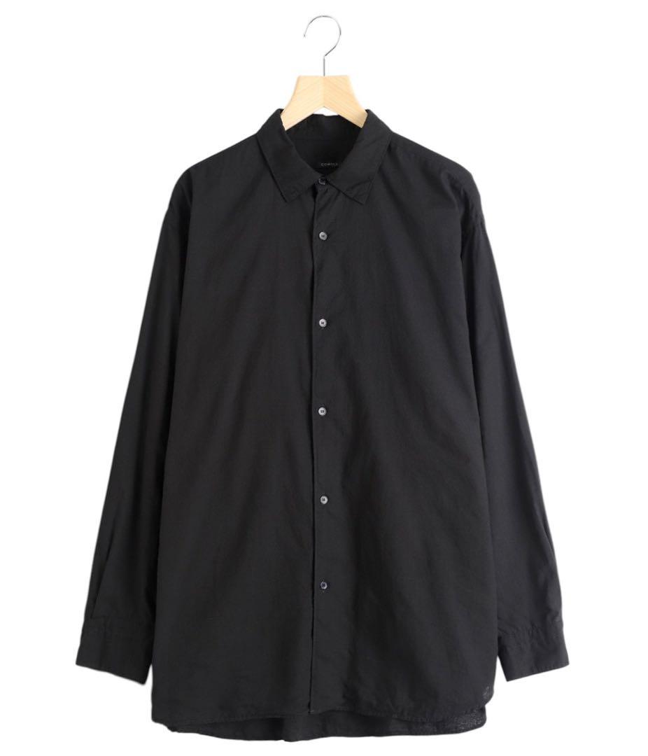 COMOLI KHADIコットンWレイヤー コモリ シャツ 2