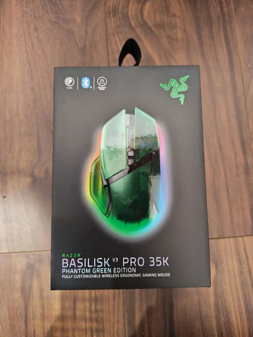 マウス・トラックボール Razer Basilisk V3 Pro 35K Phantom Green