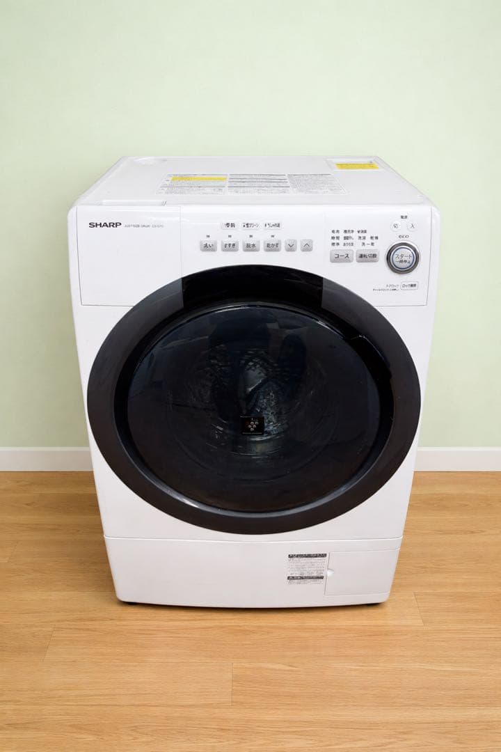 SHARP ドラム式洗濯機 ES-S7D-WR 7.0/3.5kg 2019年製