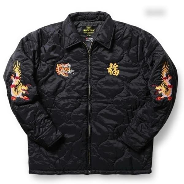 HOUSTON ベトジャン TIGER柄 51379 M BK