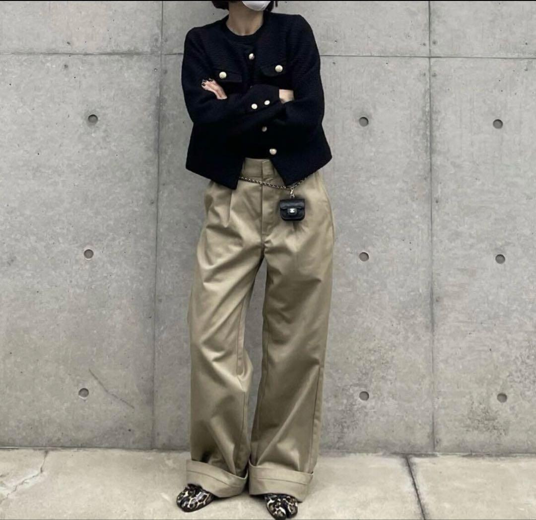 ok.soon×dickies コラボチノ　オクスン パンツ S