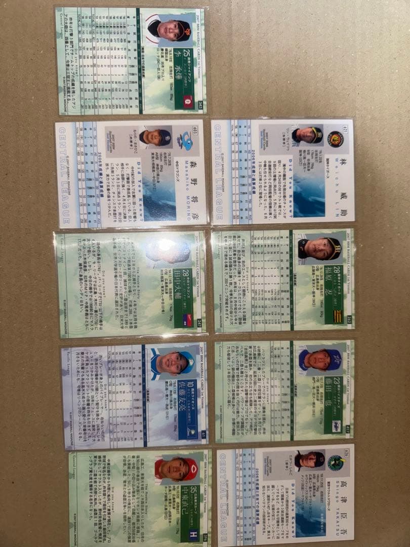 プロ野球BBMカード