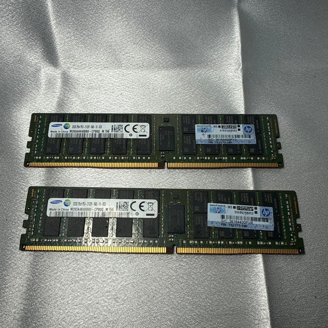 ネ*コ様 Samsung DDR4 32GB メモリー 2枚セット