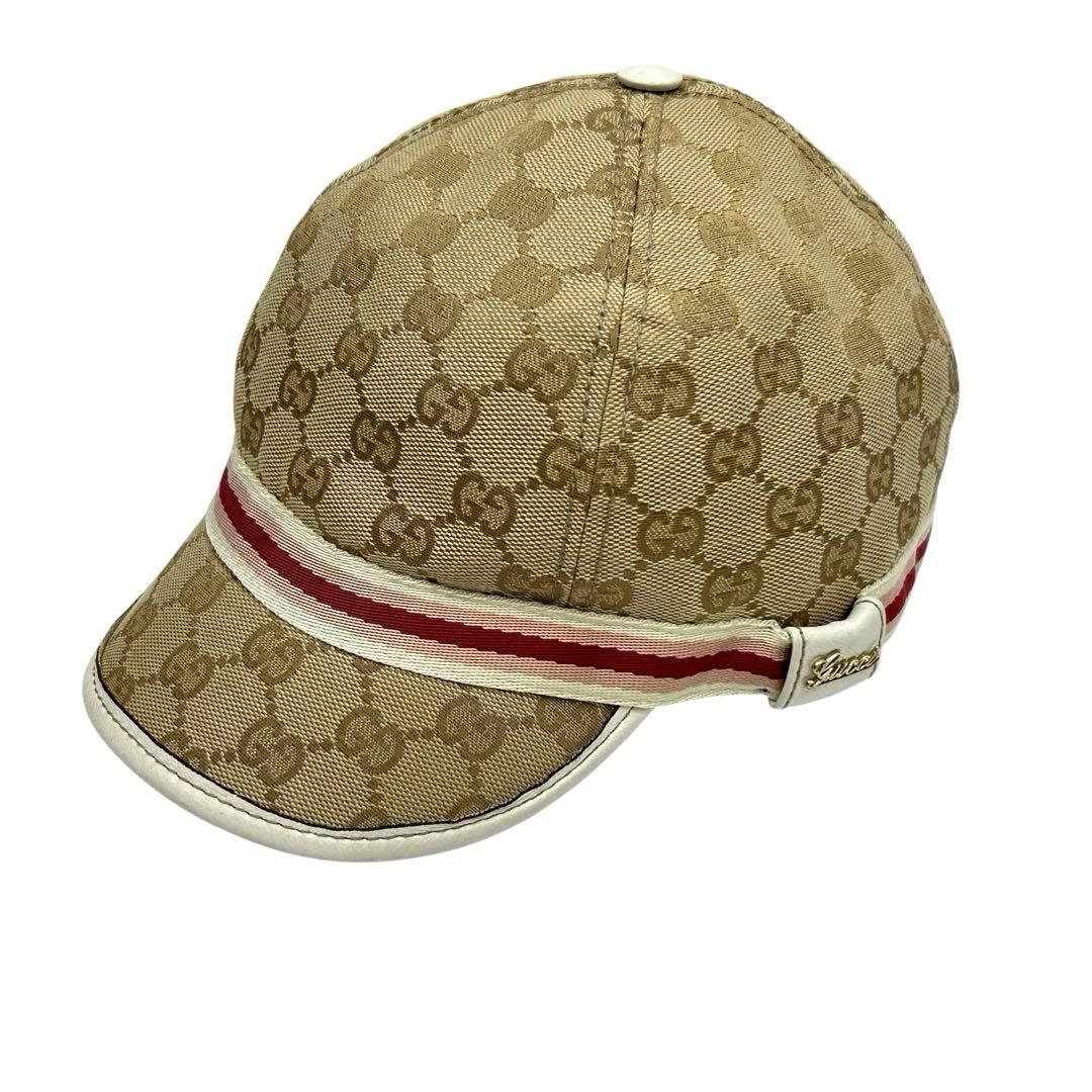 GUCCI グッチ ベースボールキャップ GG シェリーライン Mサイズ