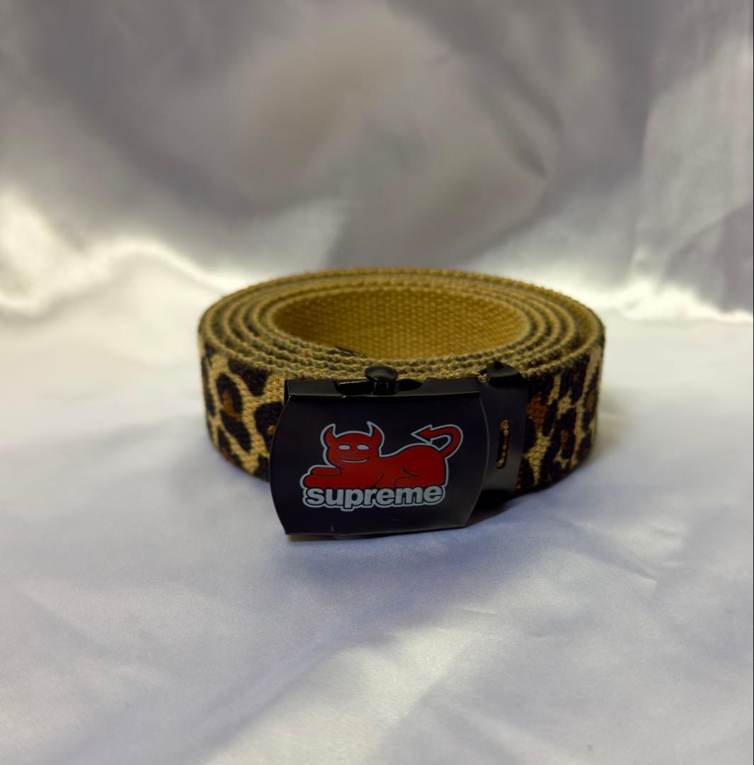 supreme ベルト　トイマシーン　レオパード