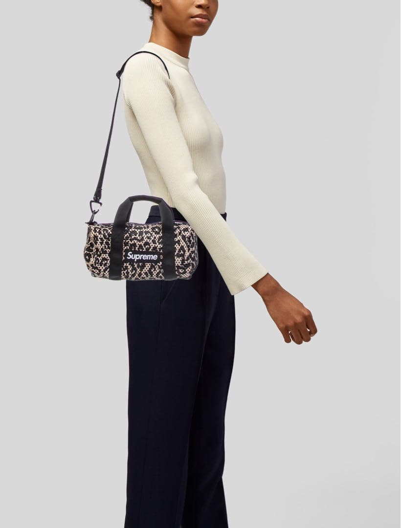 バッグ Supreme Mesh Mini Duffle Bag Leopard