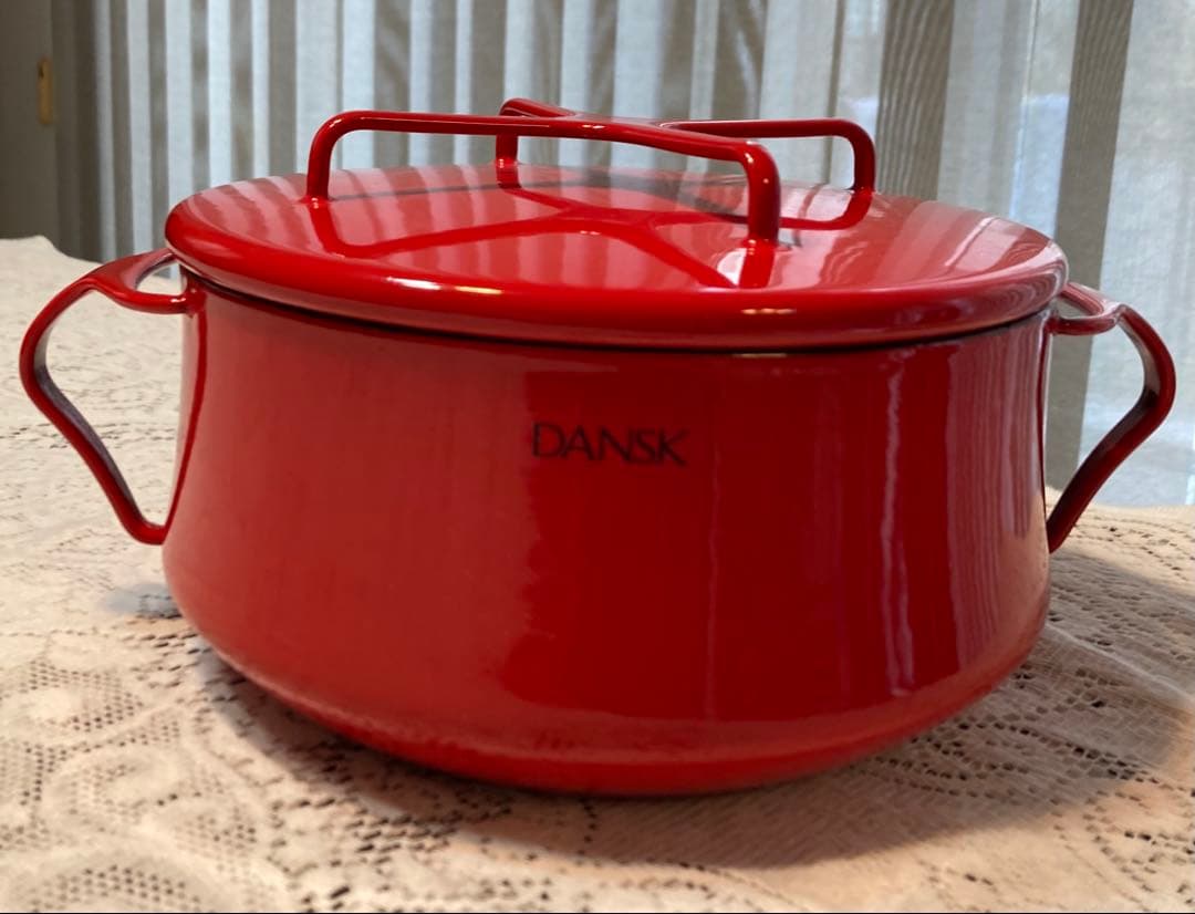 【新品★DANSK】Køkkenstyle/両手鍋/赤レッド/ダンスク