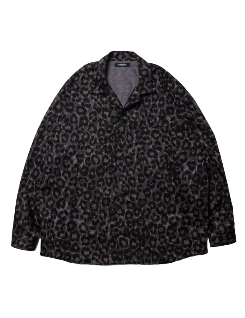 【週末限定価格】Rottweiler R9 LEOPARD オープンカラーシャツ