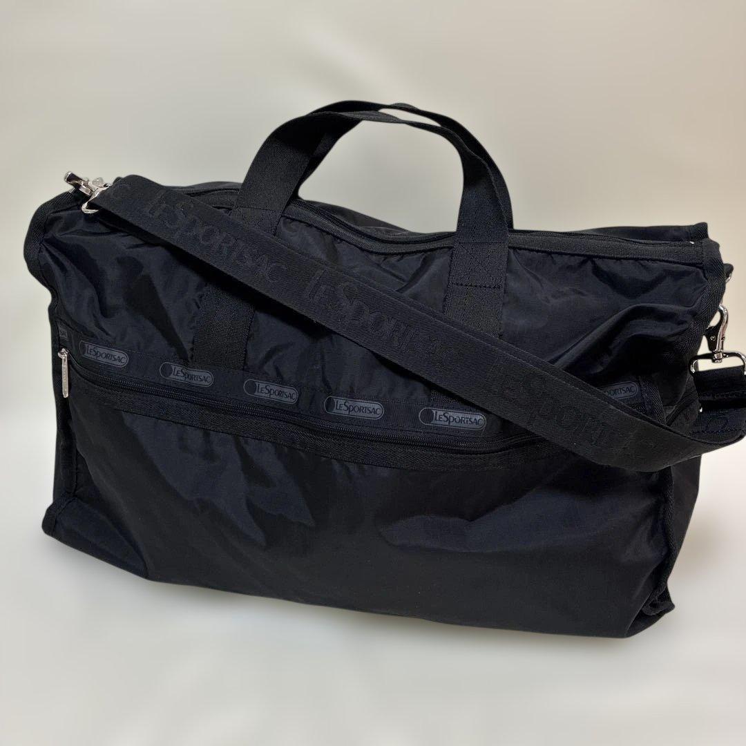 レスポートサック　ボストンバッグ　ショルダーバッグ　黒　ブラック　2way