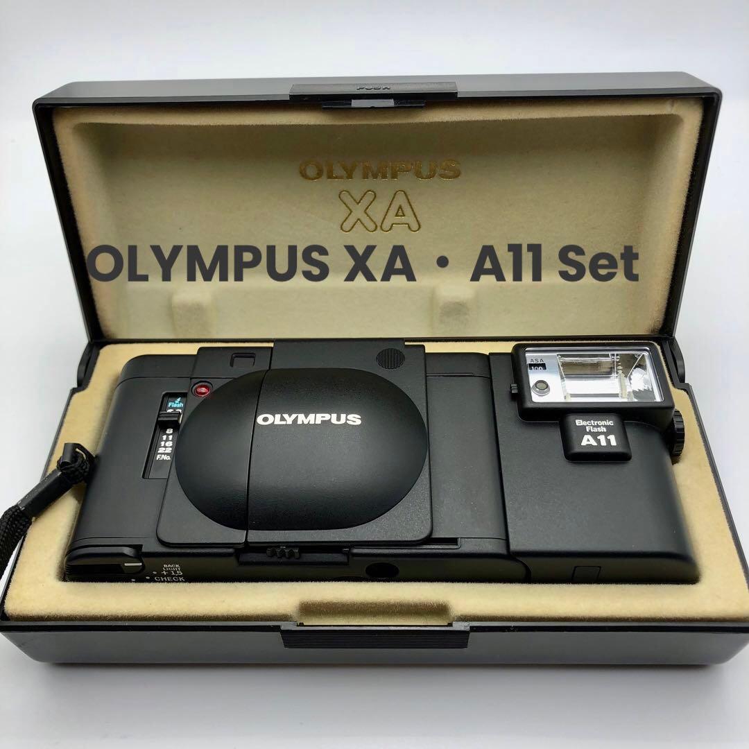【名品】OLYMPUS XA 35ｍｍ F2.8 A11 付きフィルムカメラ