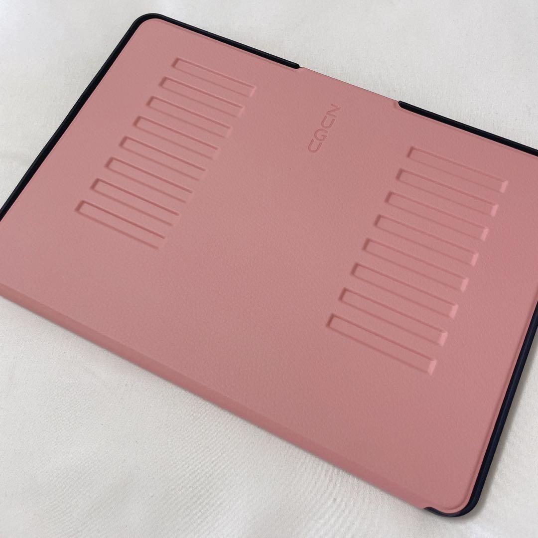 ZUGU iPadケース第9/8/7世代10.2インチ　カバー　ローズピンク