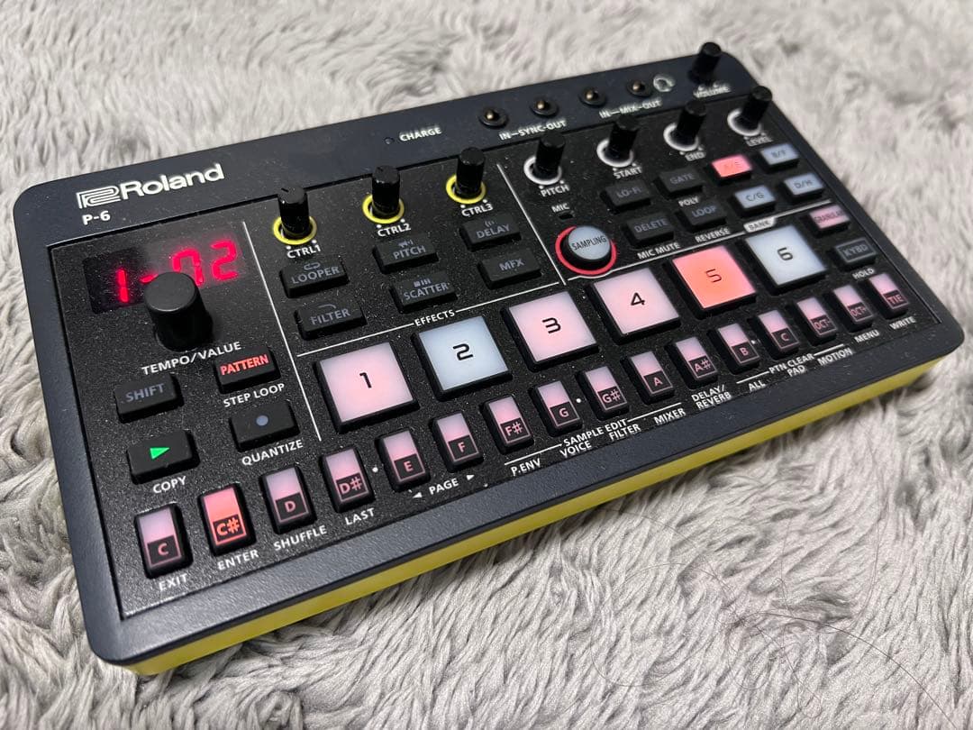 DJ機材 Roland AIRA Compact P-6 CREATIVE SAMPLER