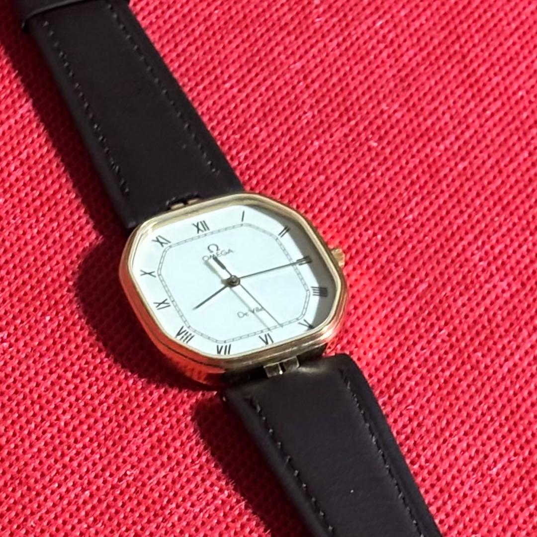 『可動品』OMEGA De Ville スクエア型時計