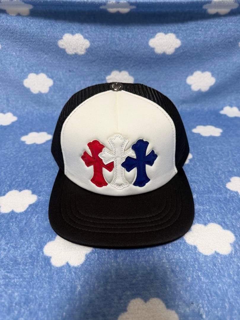 CHROME HEARTS/トリコロール トリプルクロス トラッカーキャップ