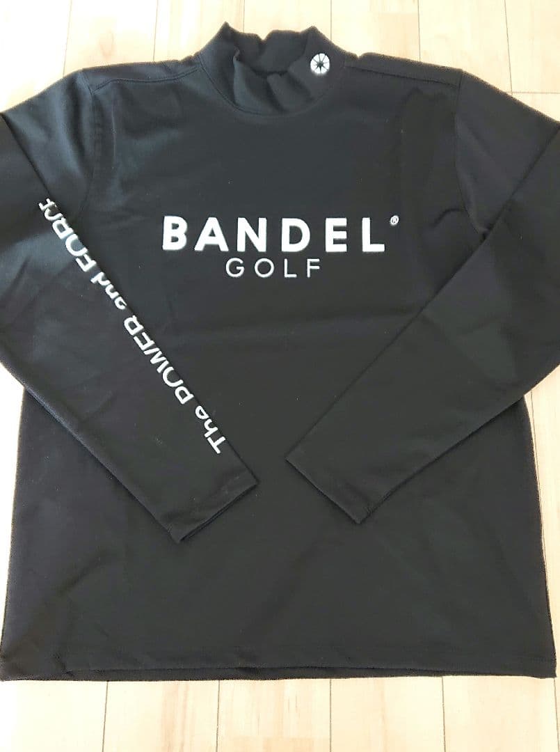BANDEL ゴルフ 長袖タートルネックシャツ Mサイズ ブラック