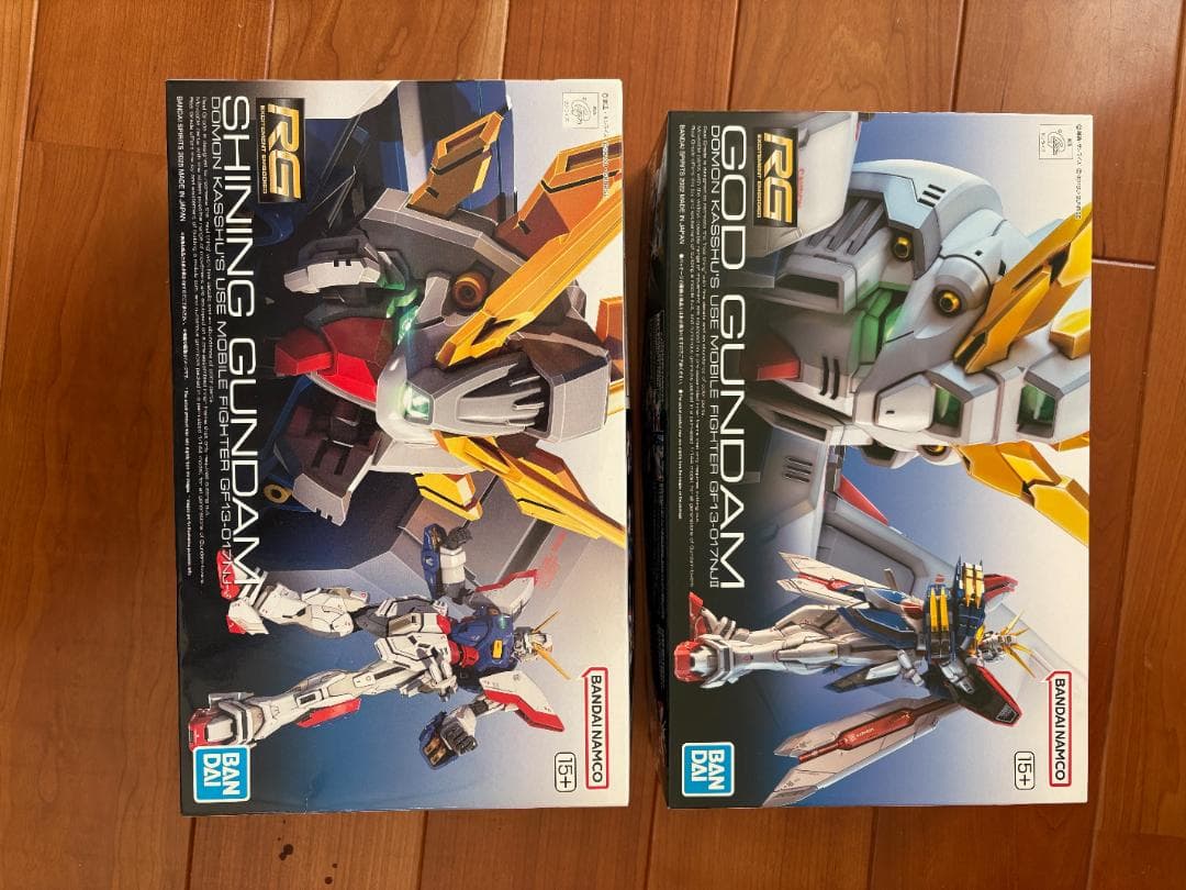 RG シャイニングガンダム & ゴッドガンダム セット