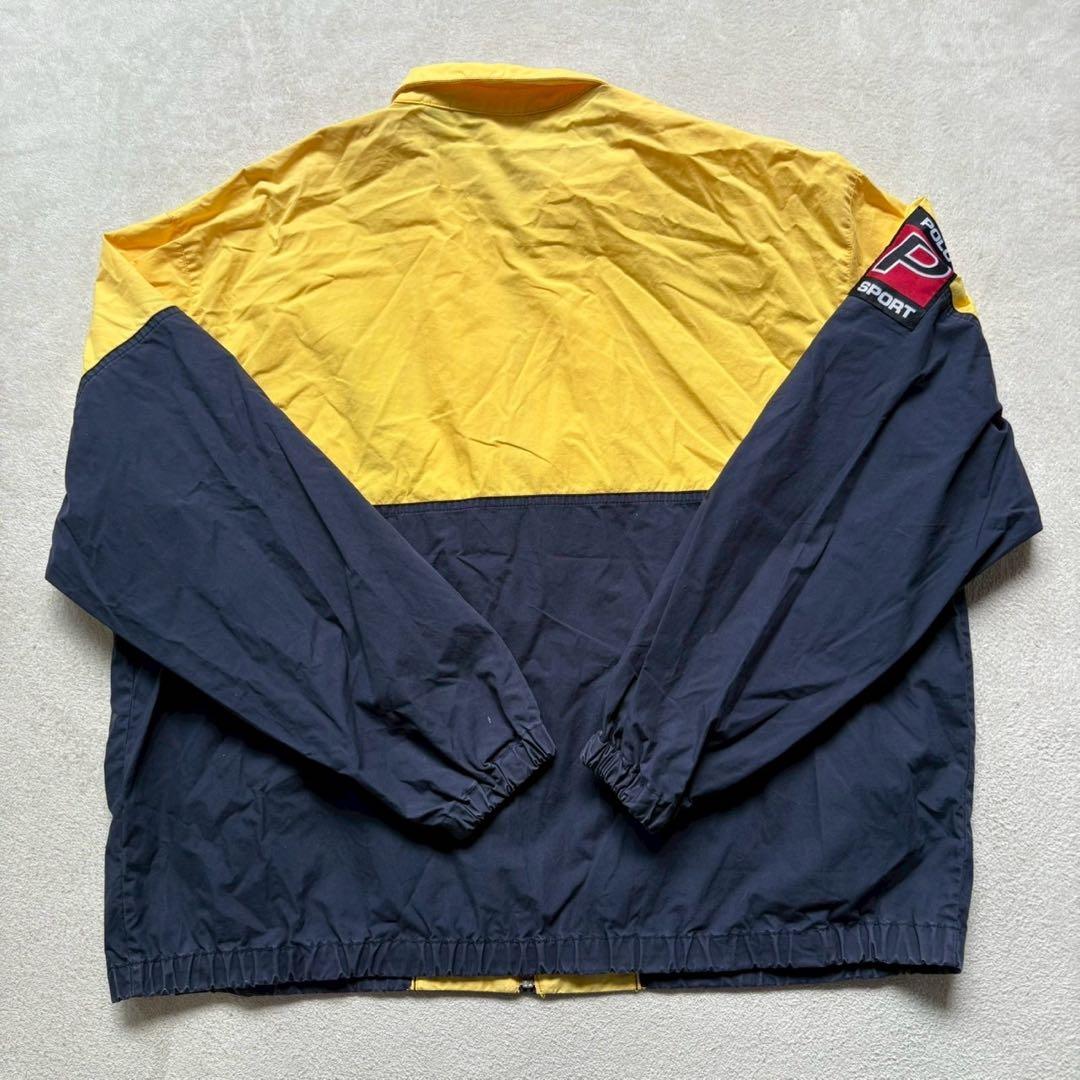 【盛岡様】【激レア】POLO SPORT 配色ジップジャケット 90s L
