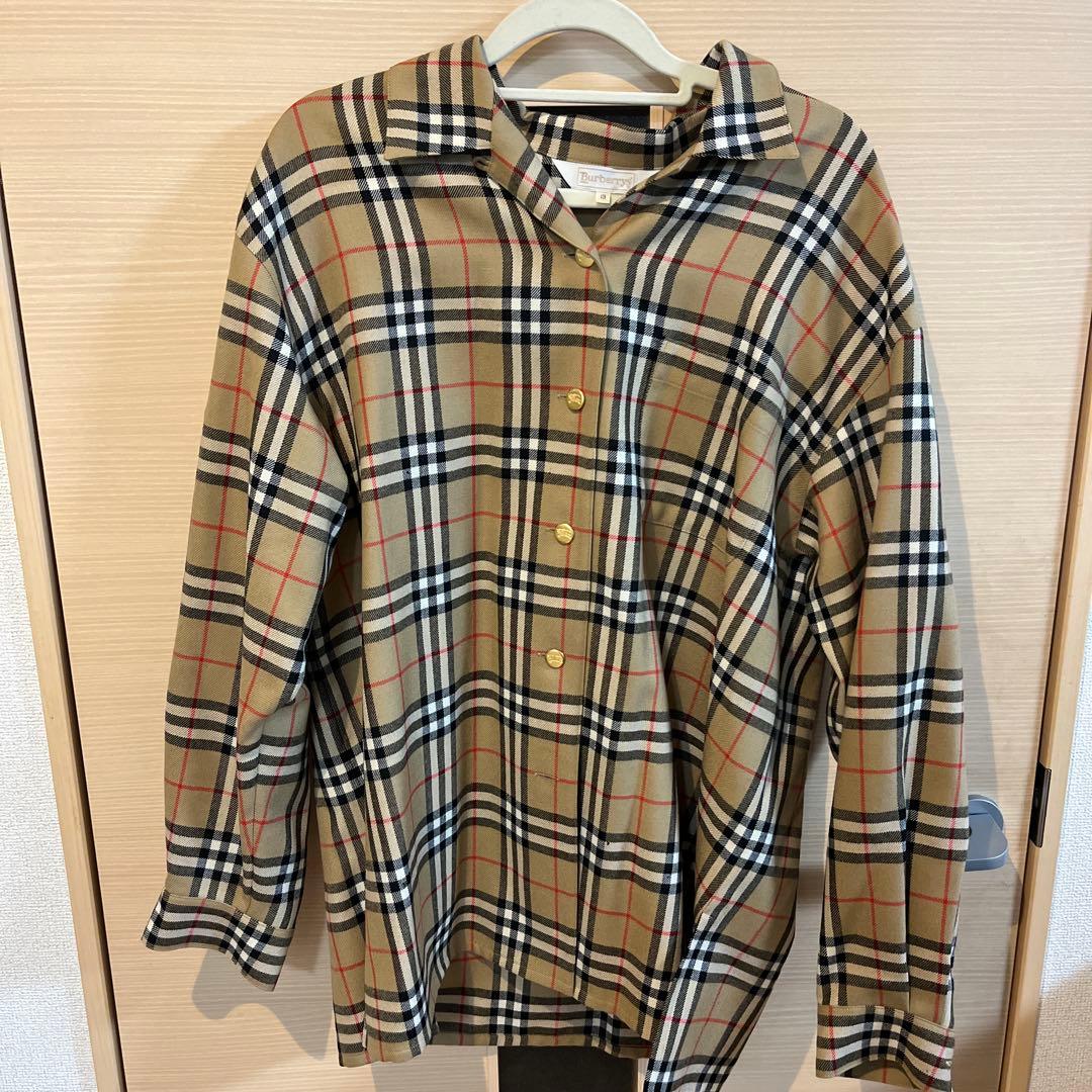 美品 Burberrys ノバチェック 長袖シャツ トップス